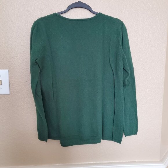 J. Jill Green asymmetrical sweater - Picture 2 of 9